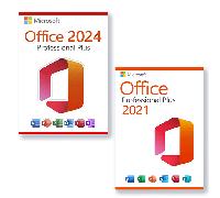 Microsoft Office 2024 Professional Plus + Microsoft Office 2021 Professional Plus Licencia para 3 PC