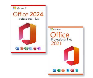 Microsoft Office 2024 Professional Plus + Microsoft Office 2021 Professional Plus Licencia para 3 PC