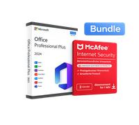 Microsoft Office 2024 Professional Plus y McAfee Internet Security 2026 - Paquete