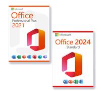 Microsoft Office 2024 Standard + Microsoft Office 2021 Professional Plus Licencia para 3 PC