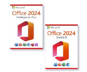 Microsoft Office 2024 Standard + Microsoft Office 2024 Professional Plus Licencia para 3 PC