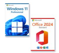 Microsoft Office 2024 Standard + Microsoft Windows 11 Professional Licencia para 3 PC