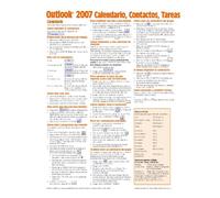 Microsoft Outlook 2007: Calendario, Contactos y Tareas. Guía de referencia rápida (resumen de funciones, consejos y atajos de teclado. Hoja plastificada)(Spanish Edition)
