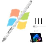 Microsoft Pen - Lápiz capacitivo Surface Pro para Surface Pro 12/11/10/X/9/8/7/6/5/Go 3/Go 2/Book/Laptop 5/Studio 2 con 4 puntas, sensibilidad a la presión 4096, rechazo de la palma de la mano, lápiz