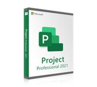 Microsoft Project 2021 Professional 2 x 1 - para 4 equipos