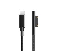 Microsoft Surface Cable 5A 1.8m para Microsoft Surface Pro 7/6/5/4/3 Go3/2/1 Laptop4/3/2/1, debe funcionar con cargador USB-C de 45 W 15V3A