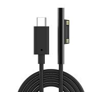 Microsoft Surface Connect to USB-C PD 15V Charging Cable Compatible for Microsoft Surface Pro Series, Surface Book Series, Surface Laptop Series, Surface Go