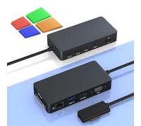 Microsoft Surface Docking Station 11-en-1-4K @60Hz HDMI/VGA Dual Monitor Dock para Surface Pro 11/10/9/8/X/7/6/5/4/3, Surface Book, Surface Laptop, Surface Go Dock