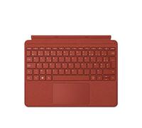 Microsoft Surface Go Signature Type Cover - Teclado francés AZERTY - Red Poppy (Alcantara) - Solo Compatible con Surface Go, Surface Go 2 y Surface Go 3