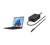 Microsoft Surface Laptop | Copilot+ PC |Pantalla táctil 13.8”| Snapdragon® X Elite | 16GB RAM | 512GB SSD |Último Modelo, 7a edición | Negro + Cargador 65 W + ARC Mouse - Kit Smart Working