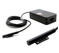 Microsoft Surface Pro 4 65W Interior 65W Negro Adaptador e inversor de Corriente - Fuente de alimentación (65 W, Interior, PC Tableta, CA a CC, Surface Pro 3, Surface Pro 4)
