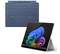 Microsoft Surface Pro Copilot+ PC 13" - 16GB - 512GB - X Elite incl. teclado Pro Keyboard con almacenamiento de lápiz zafiro - pantalla táctil OLED de 13" - platino
