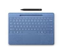 Microsoft Surface Pro Flex Keyboard (QWERTZ) con bolígrafo Fino | Alcantara 2 en 1 para Surface Pro Copilot+ PC con Windows 11 | Azul Zafiro