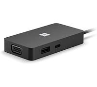 Microsoft usb-c travel hub black adaptador gráfico usb negro