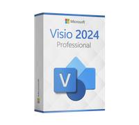 Microsoft Visio 2024 Professional Licencia para 3 PC