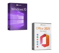Microsoft Windows 10 Professional + Microsoft Office 2021 Standard Licencia para 3 PC