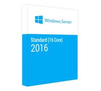 Microsoft Windows server 2016 Standard 16Core Licencia Digital Reacondicionada Licencia de 16 núcleos para Windows Server 2016 Standard, diseñada para