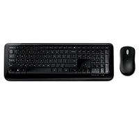 Microsoft Wireless Desktop 850 RF Wireless Black - Teclados (Estándar, Inalámbrico, RF inalámbrico, Negro, Ratón Incluido)