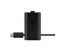 Microsoft Kit Juega y Carga – Batería recargable y cable USB-C – Negro
