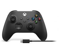 Microsoft Xbox Wireless Controller + USB-c Cable Black Gamepad Analogue/Digital pc, Xbox One, Xbox One s, Xbox One x, Xbox Series s, Xbox Series x
