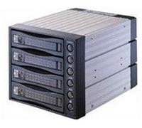 MicroStorage 4bay Remove. SATA kompl.Black, CRS3141SATA-B, CRS3141SATA-B, SNT-3
