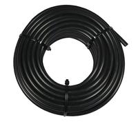 Microtubo para Riego de 4 mm - Color Negro - Accesorios de Riego por Goteo - Indicado para Instalar Goteros y Microaspersores - Resistente a los Rayos UV - Dripalia (25)