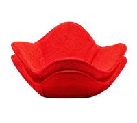 Microwave Bowl Cozy, Heat Proof Dish Holder, Anti-Scalding Bowl Rack, 9,84 x 8,27 pulgadas, juego aislado de 2 piezas, diseño acolchado suave, para cocina en casa, apartamento de camping