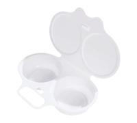Microwave Egg Cooker, 2 Cavity Microwave Egg Poacher With Lid & Handle | Reusable Egg Boiler, Nonstick Egg Steamer, Quick-Heat Cooking For Home Breakfast