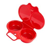 Microwave Egg Poacher With Lid & Handle, To Poach 2 Eggs | Microwave Egg Boiler Poacher, Nonstick, Quick Easy Egg Cooker, , Reusable Kitchen Cooking Tool