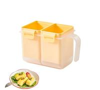 Microwave eggCooker - 7.8×8.7×13.2cm Compact PP Yellow eggBoiler for Quick Breakfast | Portable eggSteamer for Kitchen, Dorm, Office Use, Soft Boiled or Hard Boiled Eggs Maker, Healthy Cooking Gadg