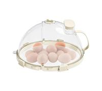 Microwave Food Cover - PC ABS Material, Heat Resistant Splatter Guard, Clear Food Lid | Anti Splash Microwave Cover, Steam Vent Protector, Kitchen Cooking Accessory For Plates, Bowls, Bakeware And Coo