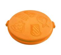 Microwave Grill Pan - Cook Meals Quickly And Evenly, Round Quick-Heat Design Compact, Microwave Sandwich + Griddle Function, Premium Material Durable, For Kitchen, Oven, School, Dorm, Pizza, Pancake