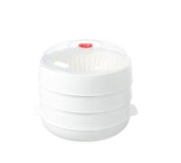 Microwave Oven Steamer, Layered Water Storage Design, Large Capacity Easy To Clean, Multifunctional Microwave Heating And Thermal Insulation Steamer Utensils For Food Cooking (3-Tier)
