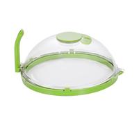 Microwave Plate Cover - Oven Splatter Guard for Cooking | Clear Heat-Resistant PC Lid, Vented Splash-Proof Design for Bowls Plates, Steam Heating, Odor Prevention, 26,5 x 13 cm