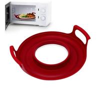Microwave Plate Tray | Microwave Handle Tray Hot Bowl Holder | Heat Resistant Ḿicrowave Bowl, M̀icrowave Holder Carrying Ţray For Hot & Cold Bowls, Plates