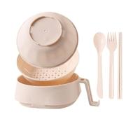 Microwave Ramen Bowl, Large Capacity Ramen Bowl Set, Instant Noodles Bowl 6x With Lid, Chopsticks, Spoons, Fork, Perfect For Soup Noodles And Asian Food Enjoyment At Home