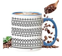 Microwave Safe Ceramic Mug - Kitchen Novelty Mugs | Hot Chocolate Mugs with Safe Heat Design, Drinking Mug for Juice, Drinking Cup, Decorative Cup for Home Office, Travel Camping