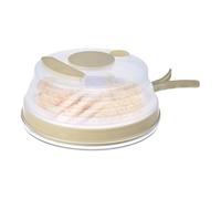 Microwave Splatter Cover - PC, Foldable Splash-Proof Guard | Microwave Vented Folding Plate Lid For Soup Sauces Snacks Vegetables Fruits Milk Leftovers Cooking