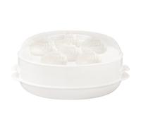 Microwave Steamer - Olla de cocina para cocinar | Steamer Bowl, Quick Healthy Cooking Solution, Multi Tier Microwave Steam Basket With/for Lunch Rice Pasta Potato Egg Home Dumpling