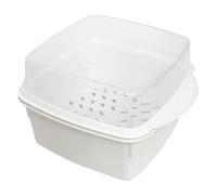 Microwave Veggie Steamer, Vegetable Steamer, Microwave Bowls, Microwave Cookware, Versatile Food Container For Vegetables, Fish Prep Meal Steamer, Microwave Steaming Bowl, Food Steamer For Microwave