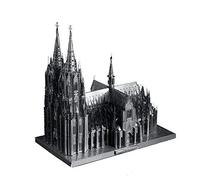 Microworld La catedral de Colonia montar modelo kit J030-S DIY 3D rompecabezas de metal corte láser rompecabezas juguetes