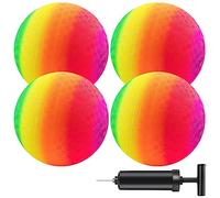 Micsoa Dodgeball - Pelotas de 8.5 Pulgadas, Juego de Pelotas de Parque Infantil arcoíris para niños y Adultos, Pelotas de Patada Dodgeball para Juegos de Patio Escolar en Interiores y Exteriores con