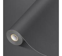 MICTER Cuero Adhesivo, 30x200cm Cuero Adhesivo para Tapizar, Polipiel Adhesiva para Tapizar para Muebles, Sofá, Asiento de Coche, Silla de oficina, Reparación y Renovación (Gris Oscuro)