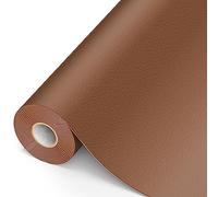 MICTER Cuero Adhesivo, 40x200cm Cuero Adhesivo Parches Polipiel, Reparación y Renovación, Parche Cuero Adhesivo para Muebles, Sofás, Asientos De Coche, Silla De Oficina, Cabecera, Bolsos(Marrón)