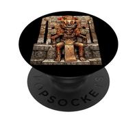Mictlantecuhtli Dios Azteca Muerte Mictlán Chicano Cultura Arte PopSockets PopGrip Adhesivo