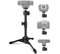 Mictop Soporte de trípode para cámara web de sobremesa, soporte extensible para cámara web con plataforma de rotación para Logitech Stream Webcam C925e C922x C922 C930e C930 C920 C615 y otros