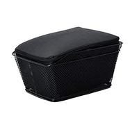 Micvtve - Cesta de gran capacidad para montaje de metal, cesta de almacenamiento con tapa impermeable
