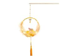 Mid Autumn Festival Lantern, Holiday Craft Kit, 9.45inches, Cute Handheld Rabbit Ornament, Portable Festive Design, Easy Assembly, Ideal for Kids, Adults, Home, Party Decor, Festival Activities