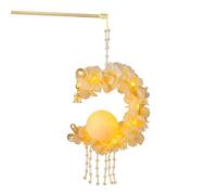 Mid Autumn Festival Lantern, Holiday Lantern Craft Kits, Cute Portable Handheld Rabbit Ornaments, Mooncake Themed Decorations for Kids, Adults, Home, Party Decor, and Activities
