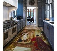 Mid Century 160x200cm Entrance Alfombra retro Classic Alfombrilla lavable Tapete antideslizante pelo corto Throw for entrada cocina Romantic Marriage Proposal Scene Floor Front dormitorio Bedside